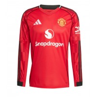 Manchester United Domáci futbalový dres 2025-26 Dlhy Rukáv